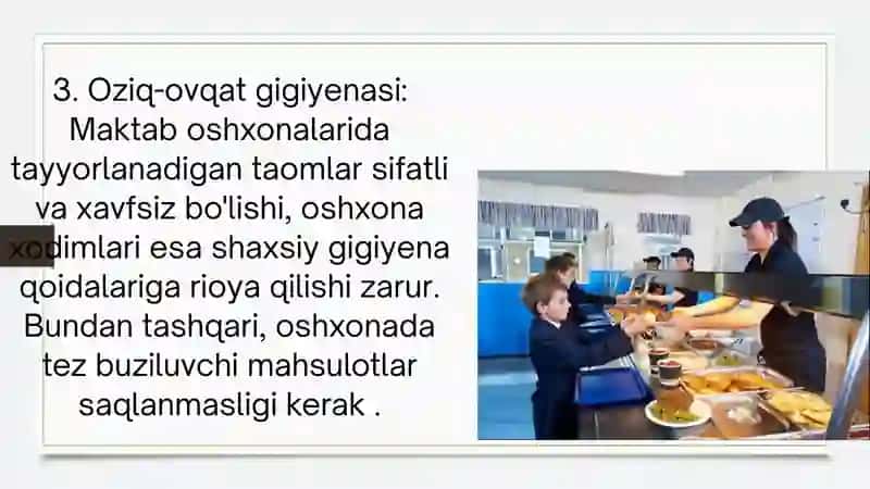 Umumiy gigiyenik talablar 4