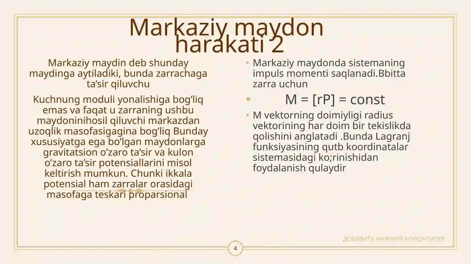 reaktiv harakat 4