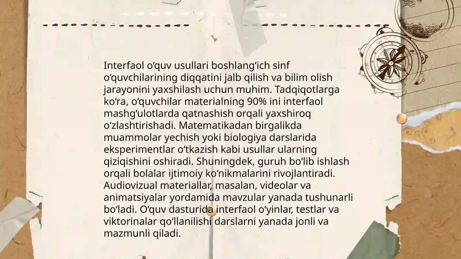 Boshlang'ich sinflarda ta'lim metodlari va vositalari 4