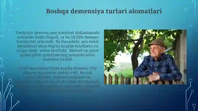 Altsgeymer kasalligi va boshqa demans turlari 4