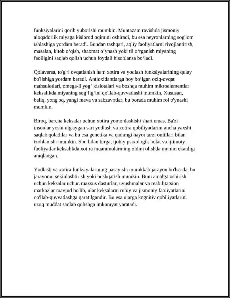 KEKSALIKDA PSIXAFIZIOLOGIK O'ZGARISHLAR 4