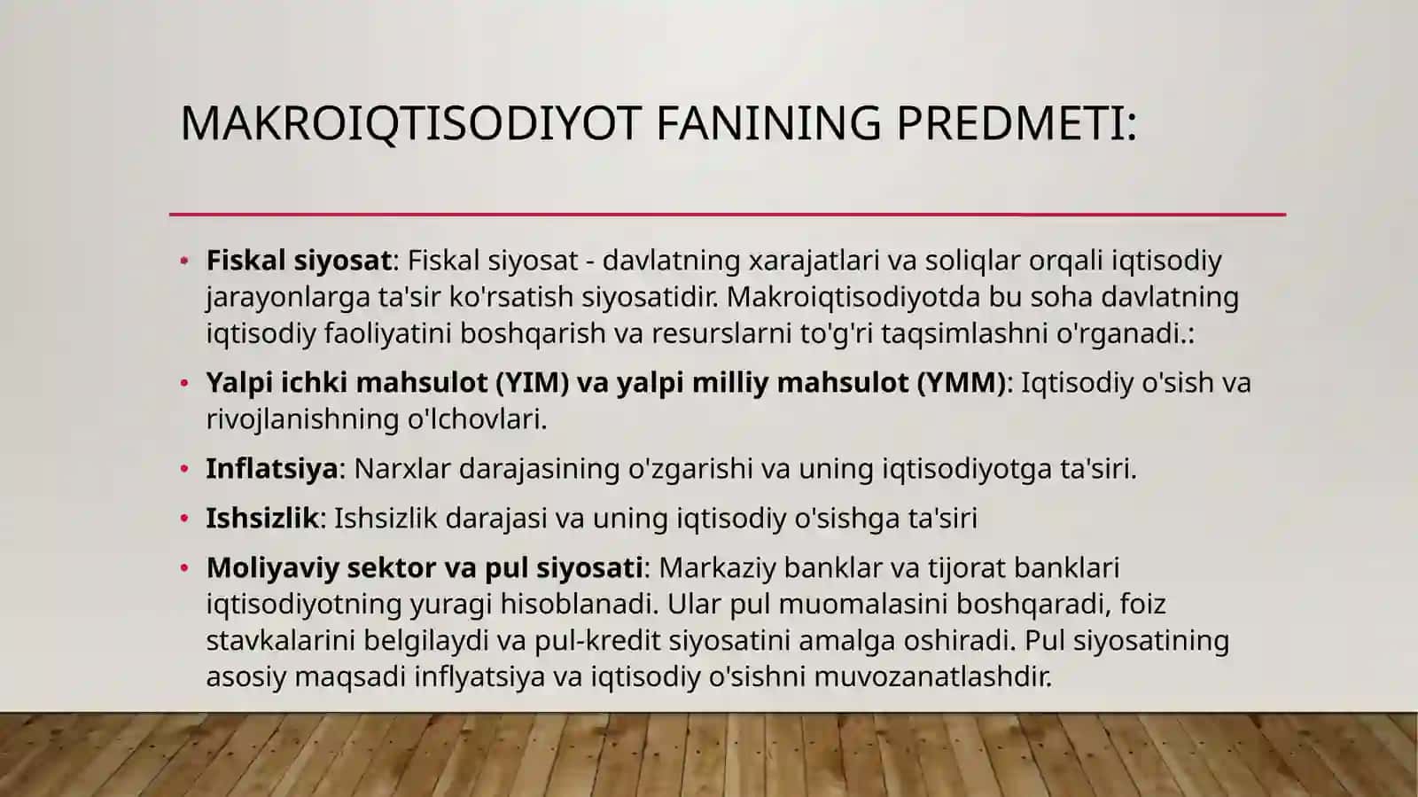 MAKROIQTISODIYOTGA KIRISH 4