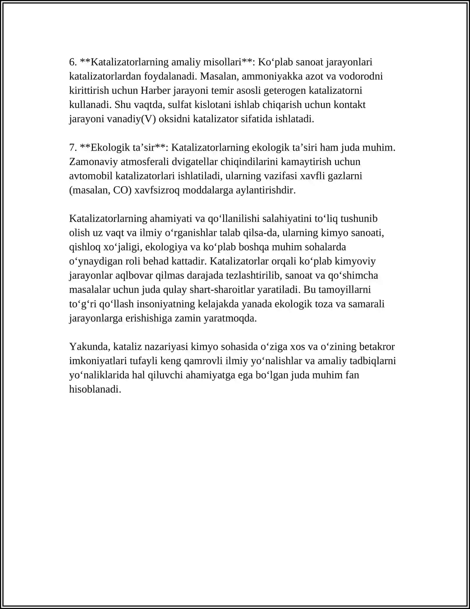KATALIZ NAZARYA. FERMINTATIZ KATALIZ 4
