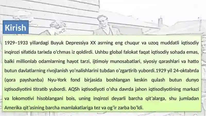 1929–1933 yillardagi Buyuk Depressiya va uning Amerika qit'asiga ta'siri 4