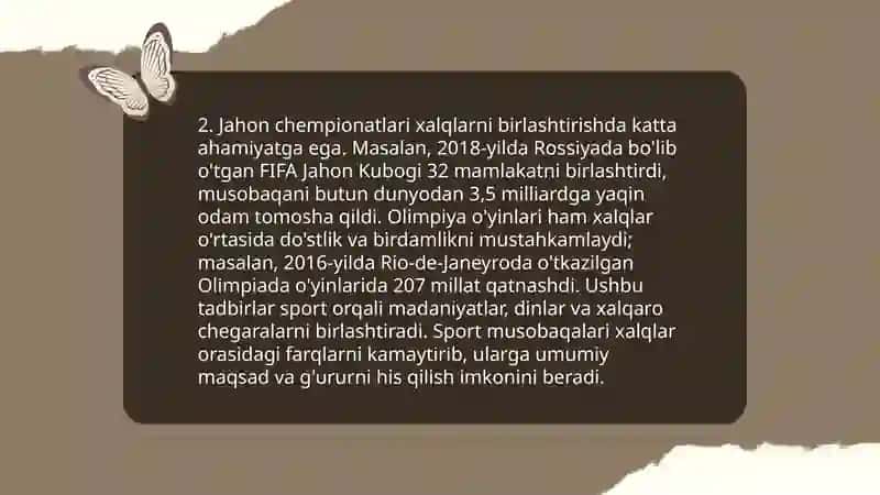 Olimpiada o‘yinlarining global ta'siri 4