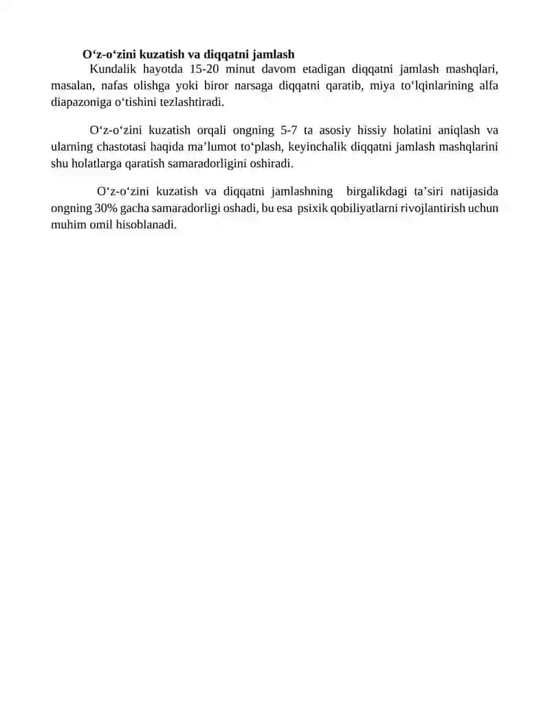 Psixik rivojlanishning asosiy qonuniyatlari 4