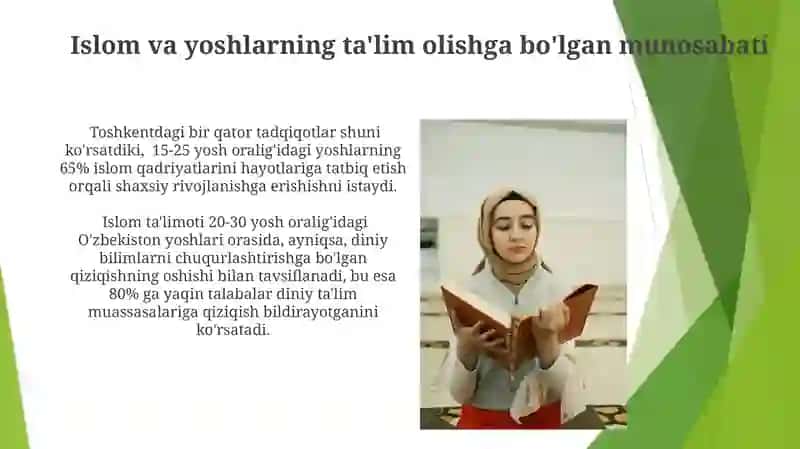 Islom dinining yoshlar ongiga taʼsiri 4