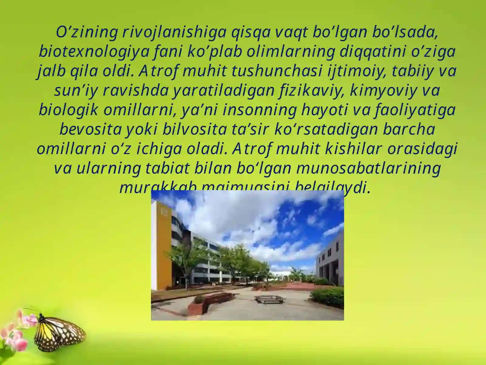 Atrof muhit va biotexnologiya 4