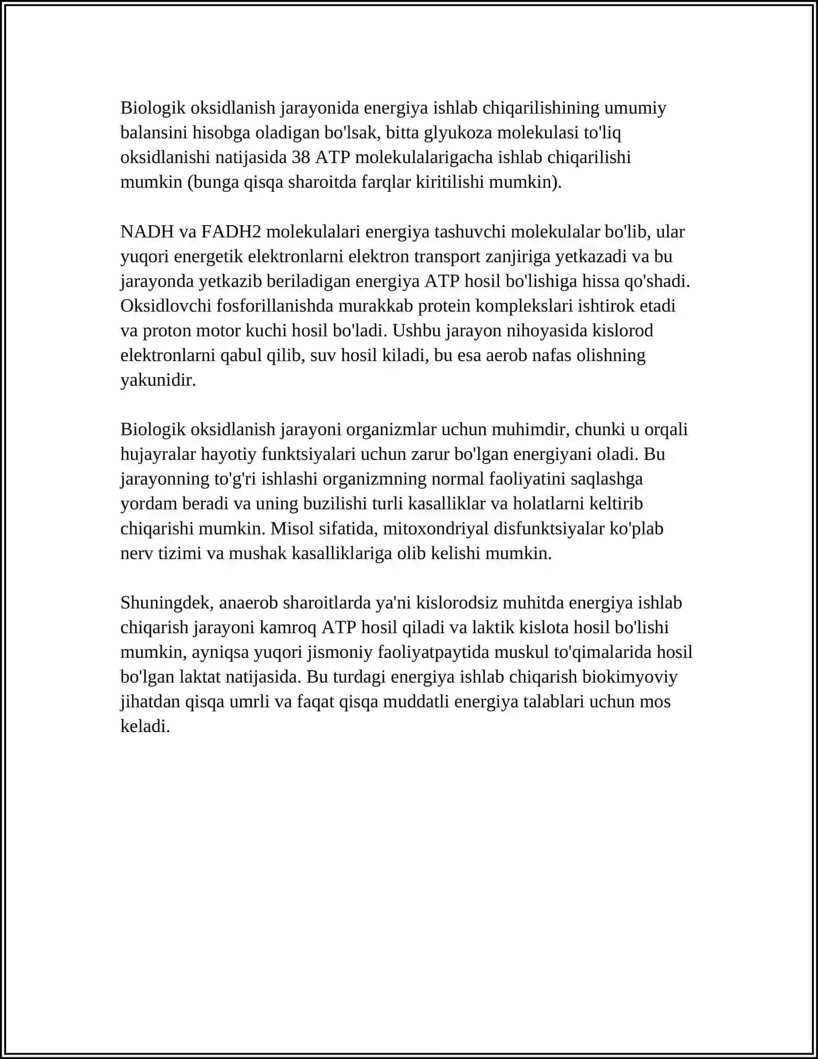 BIOLOGIK OKSIDLANISH 4