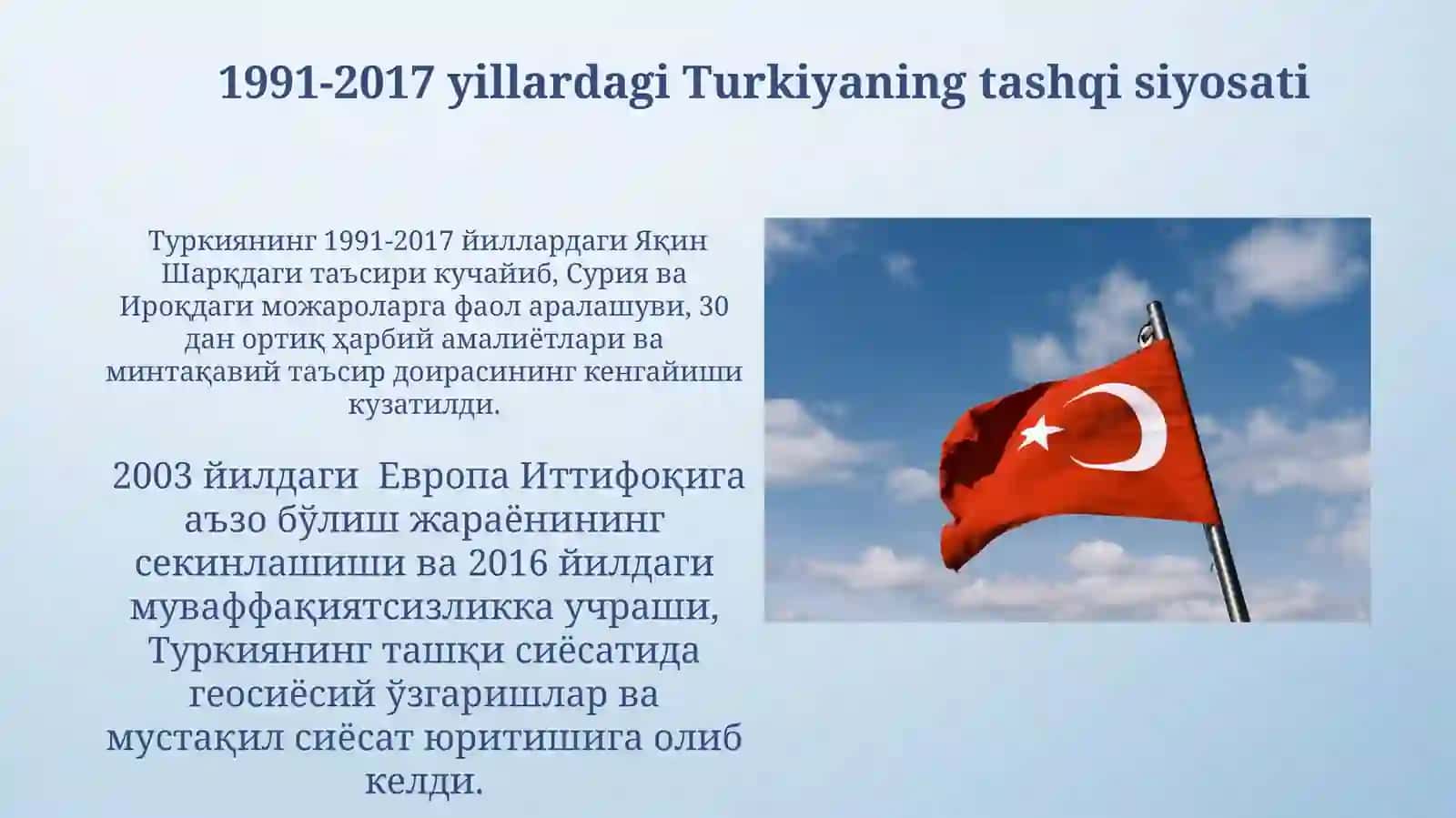 Turkiyaning ijtimoiy-madaniy o'zgarishlari (1991-2017) 4