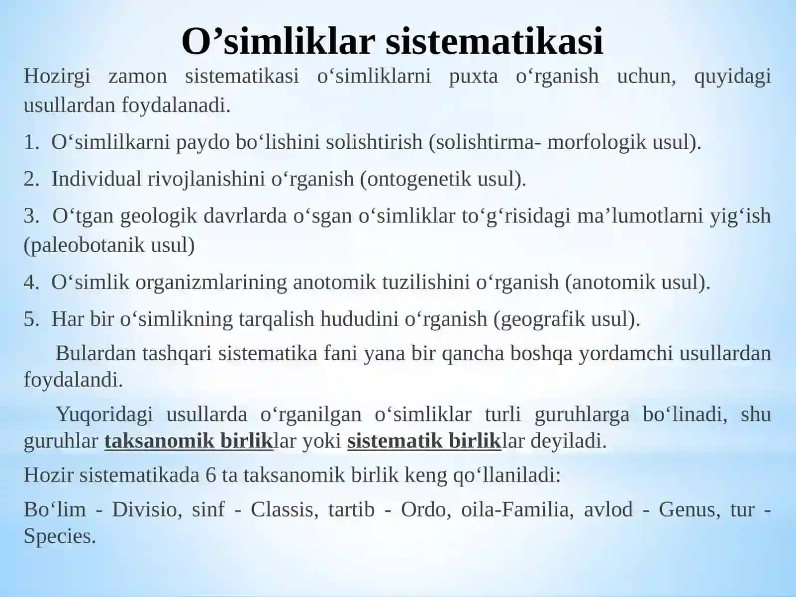 O‘simlik sistemasi 4