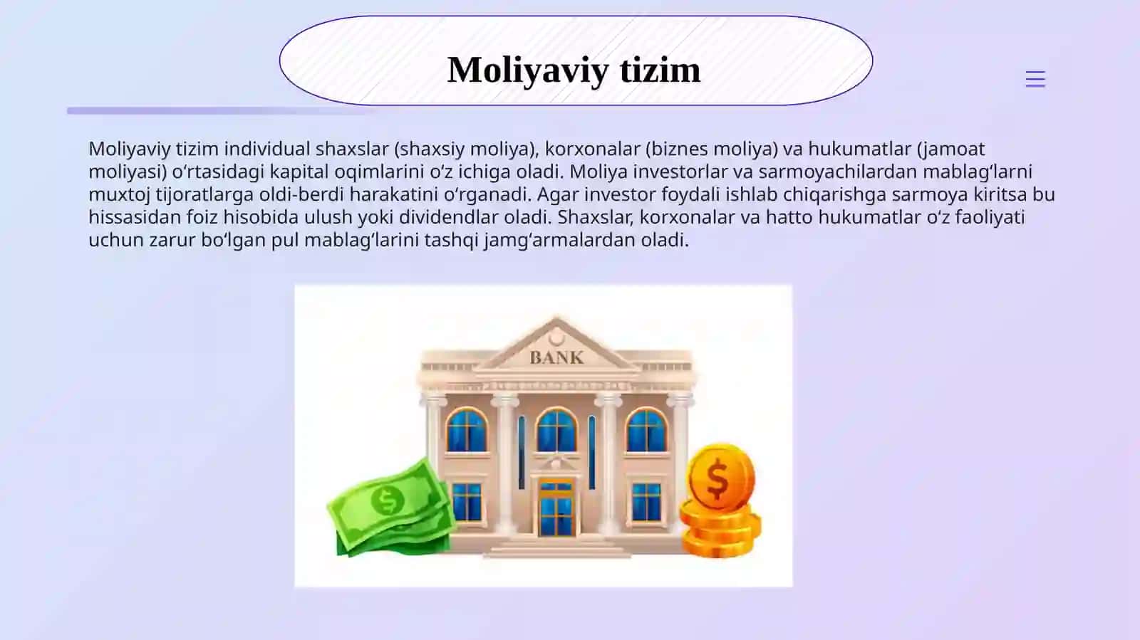 Moliya,pul va bank tizimi 4