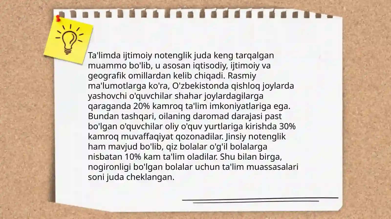 Ijtimoiy notenglik muammolari va ularning yechimi 4