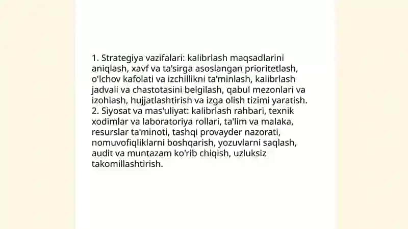 Tibbiy asboblarni kalibrlash dasturlari 4