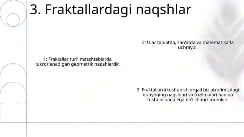 Matematik Naqshlar Haqida Tushuncha 4