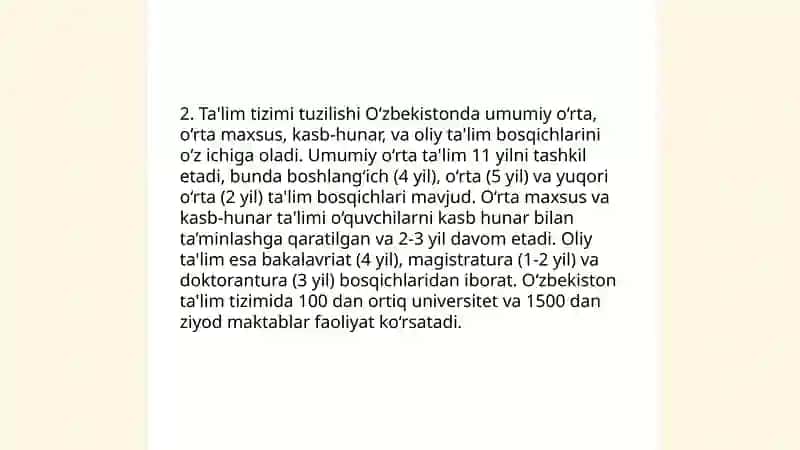 Ta’lim to’g’risida qonun 4