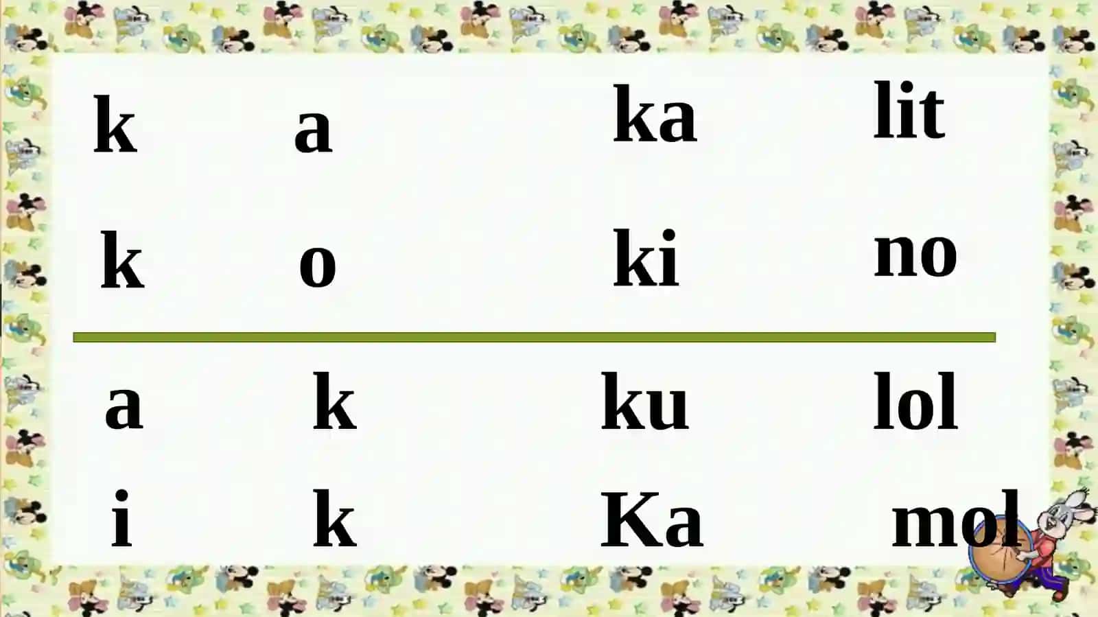 [k]tovushi.Kkharfini mustahkamlash 4