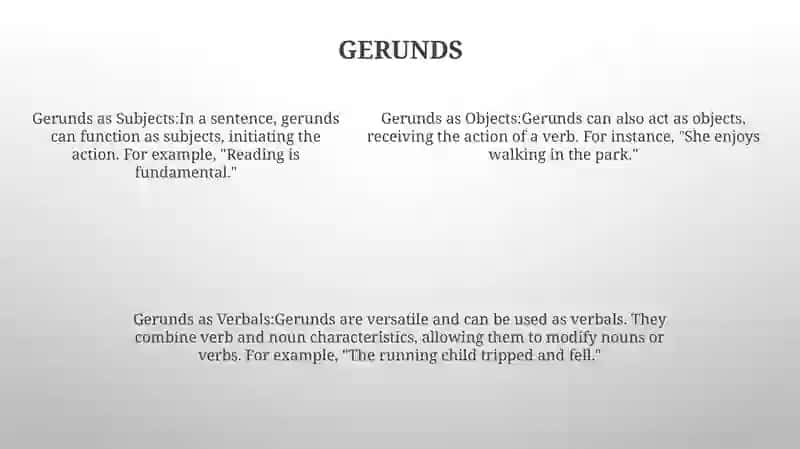 The Non-Finite Forms Of The Verb 4