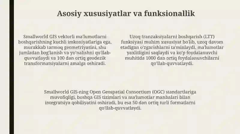 Kichik Dunyo GIS Tizimi 4