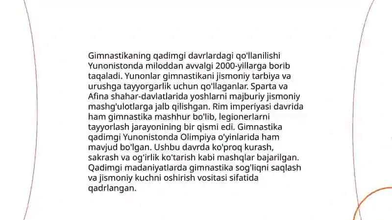 Badiiy gimnastika tarixi 4