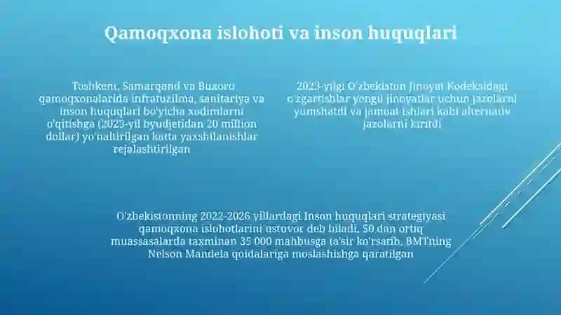 Yangi O'zbekistonda inson haq - huquqlari va erkinliklari kafolatining yaratilishi 4