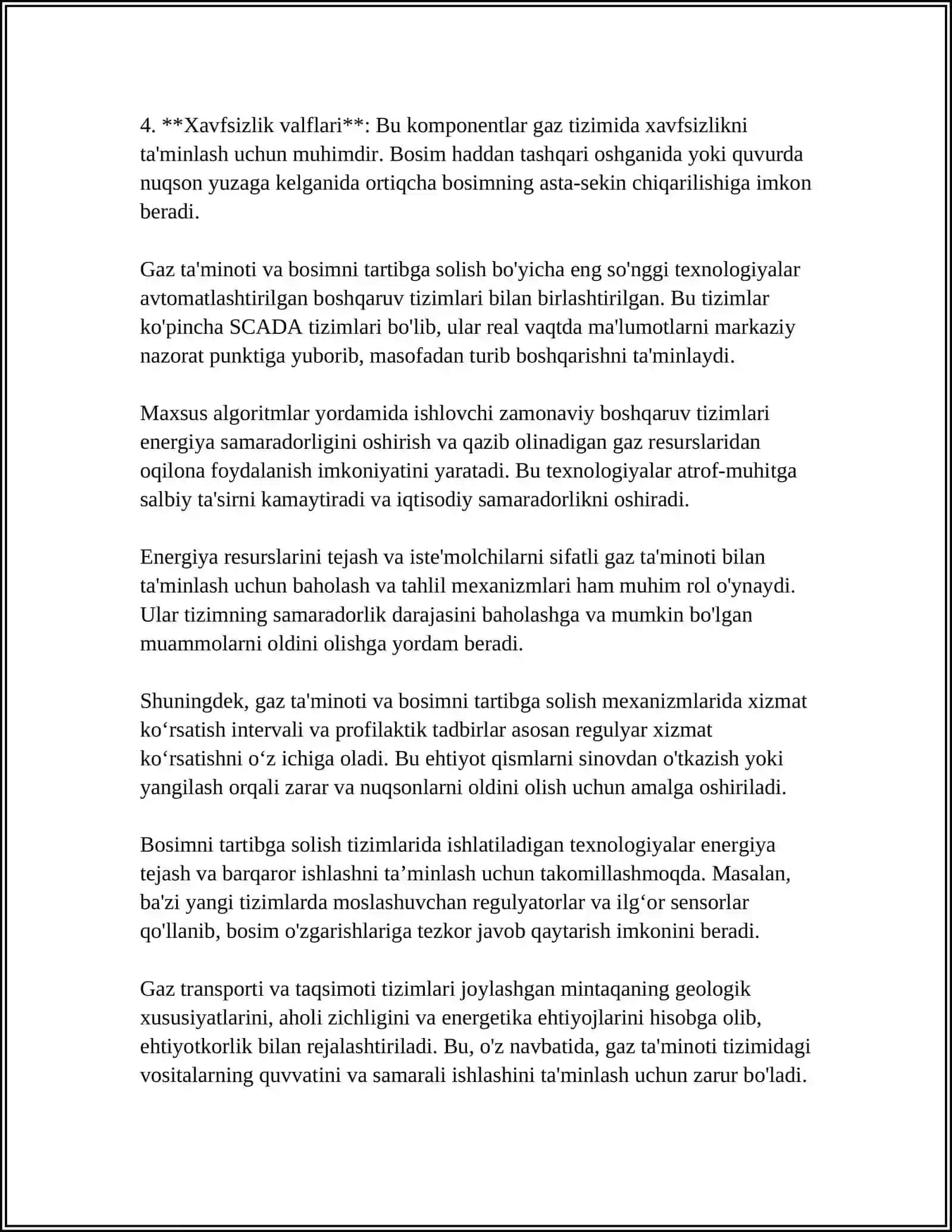 GAZ MEXANIZIMLARI 4