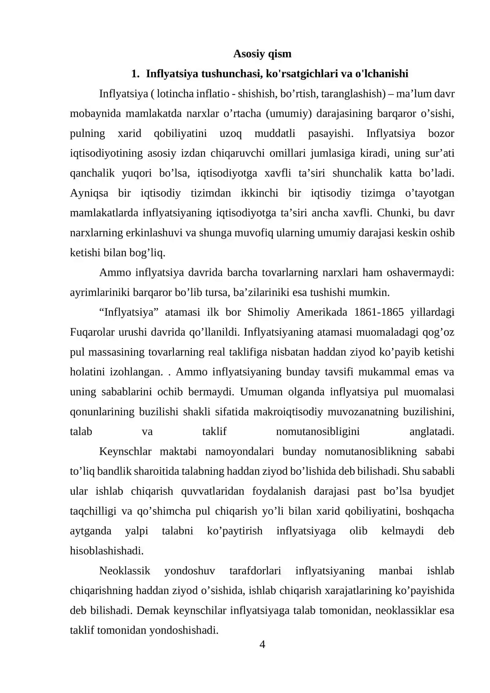 Inflyatsiyaning xisoblanishi 4