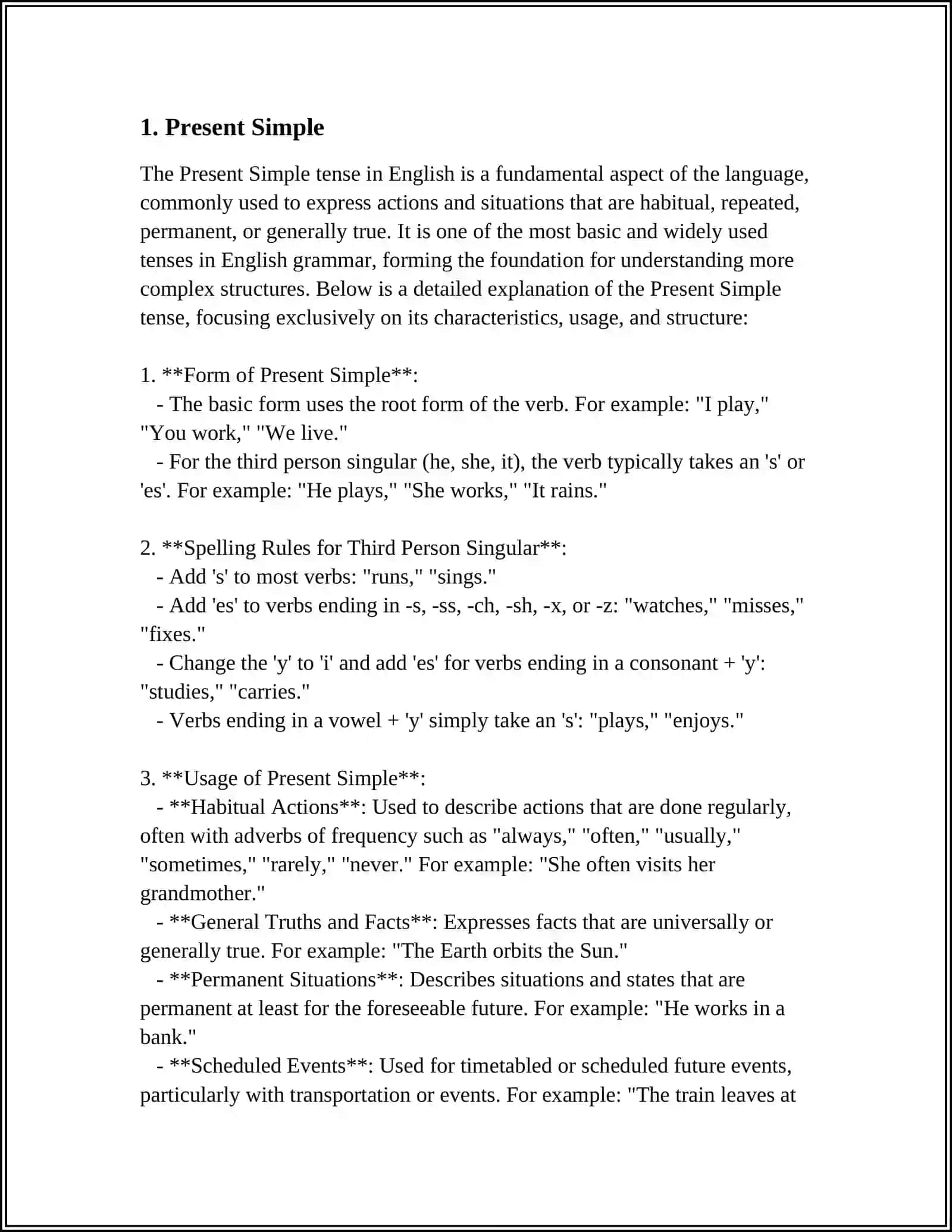 THE TENSES IN ENGLISH 4