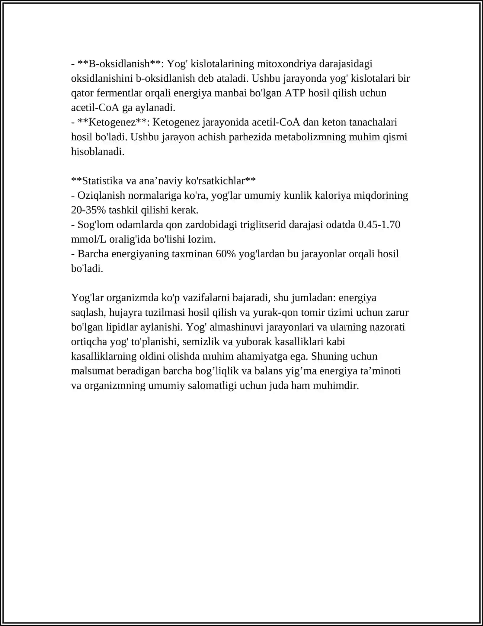 YOG'LAR ALMASHINUVINING IRSIY BUZILISHLARI 4
