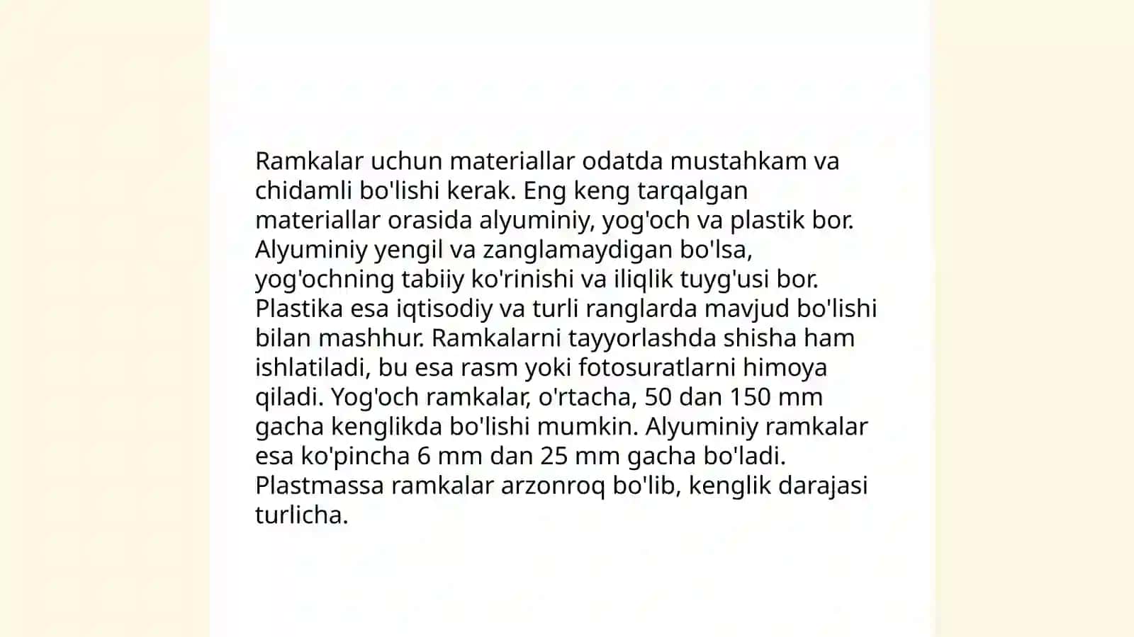 3-sinf texnologiya Ramka mavzusi 4