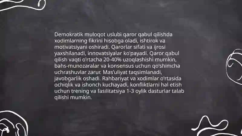 Boshqaruvda muloqot uslubi 4