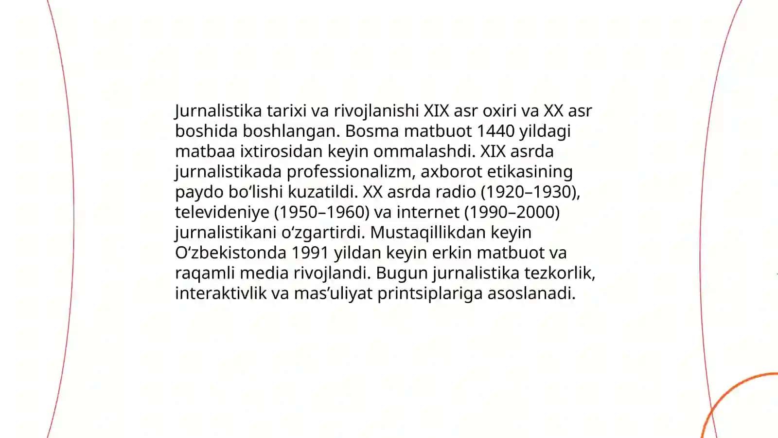 Jurnalistika haqida 4