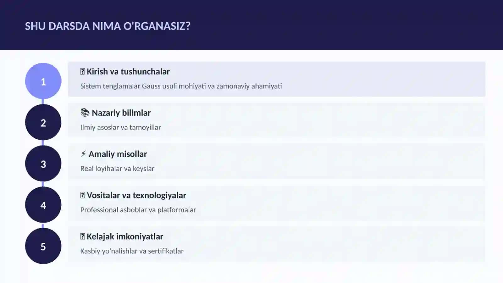 MATEMATIKA — UY VAZIFALARI 4