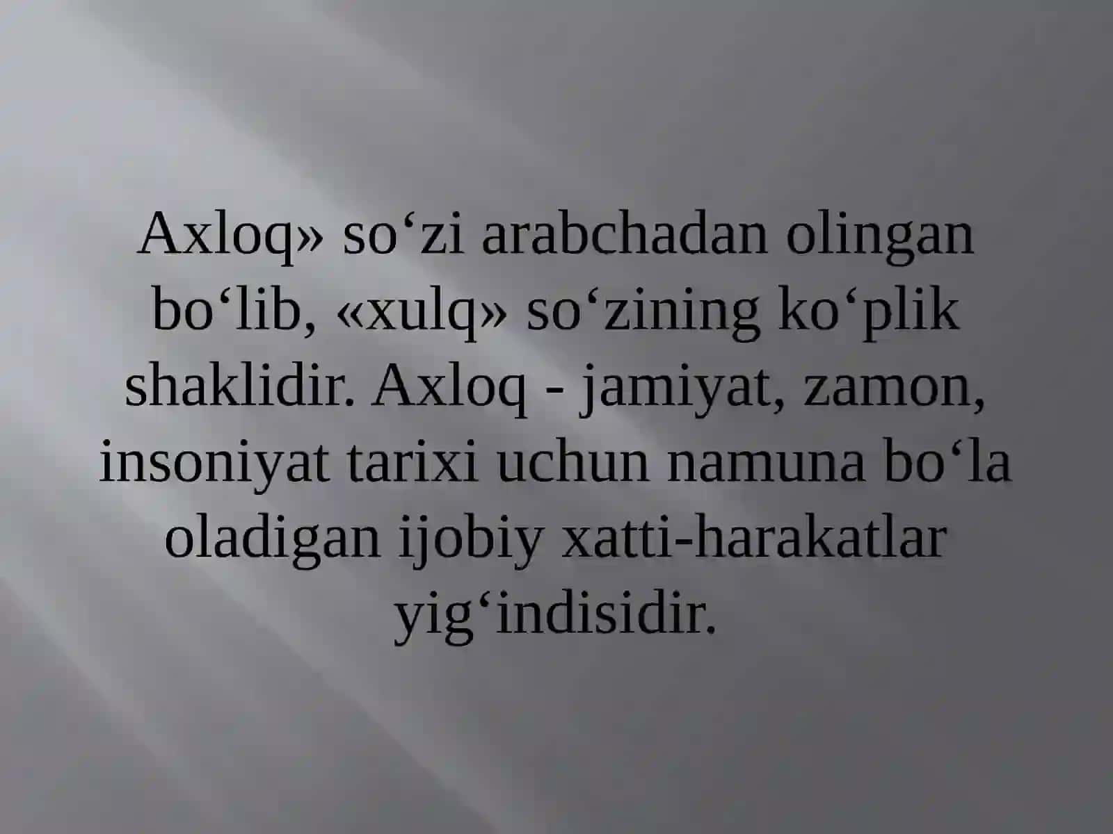 Ekologiya va axloq 4