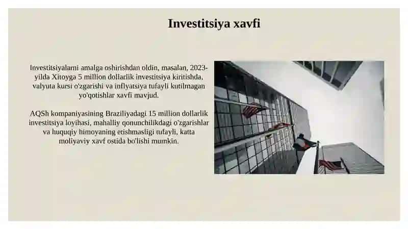 Xalqaro biznesda moliyaviy risklar 4
