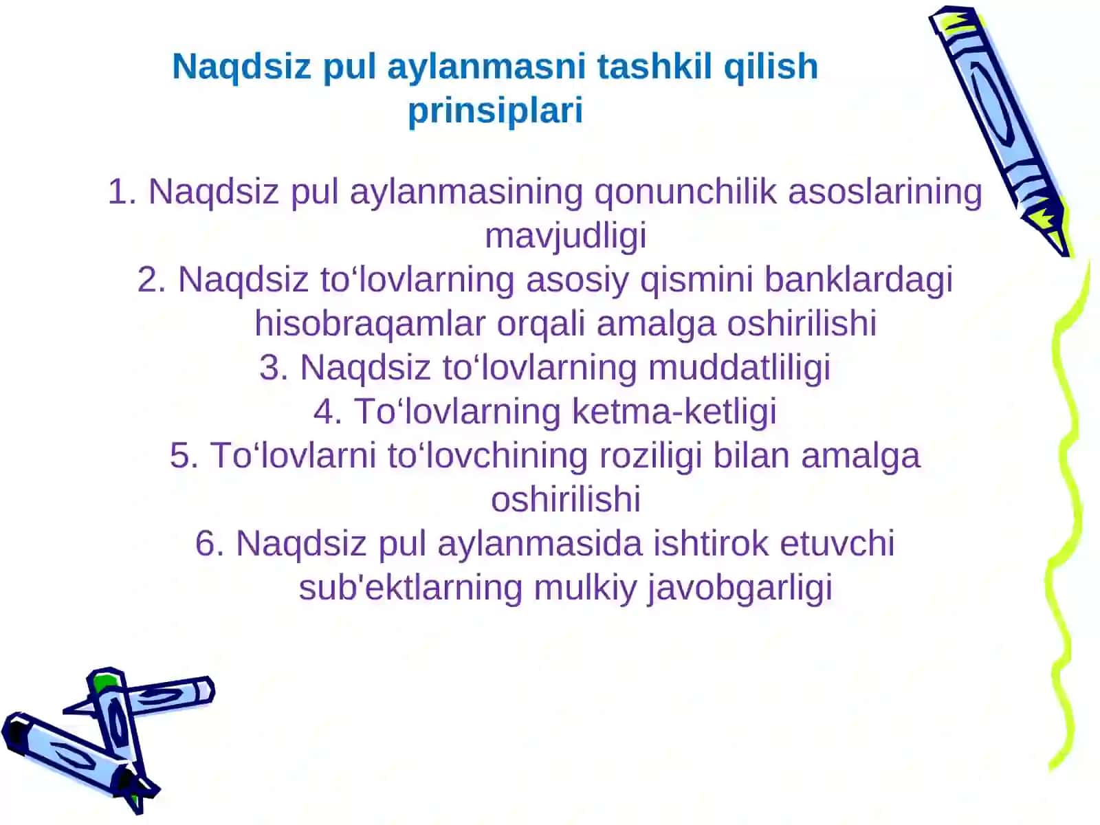 Pul aylanmasi va uning tarkibi 4