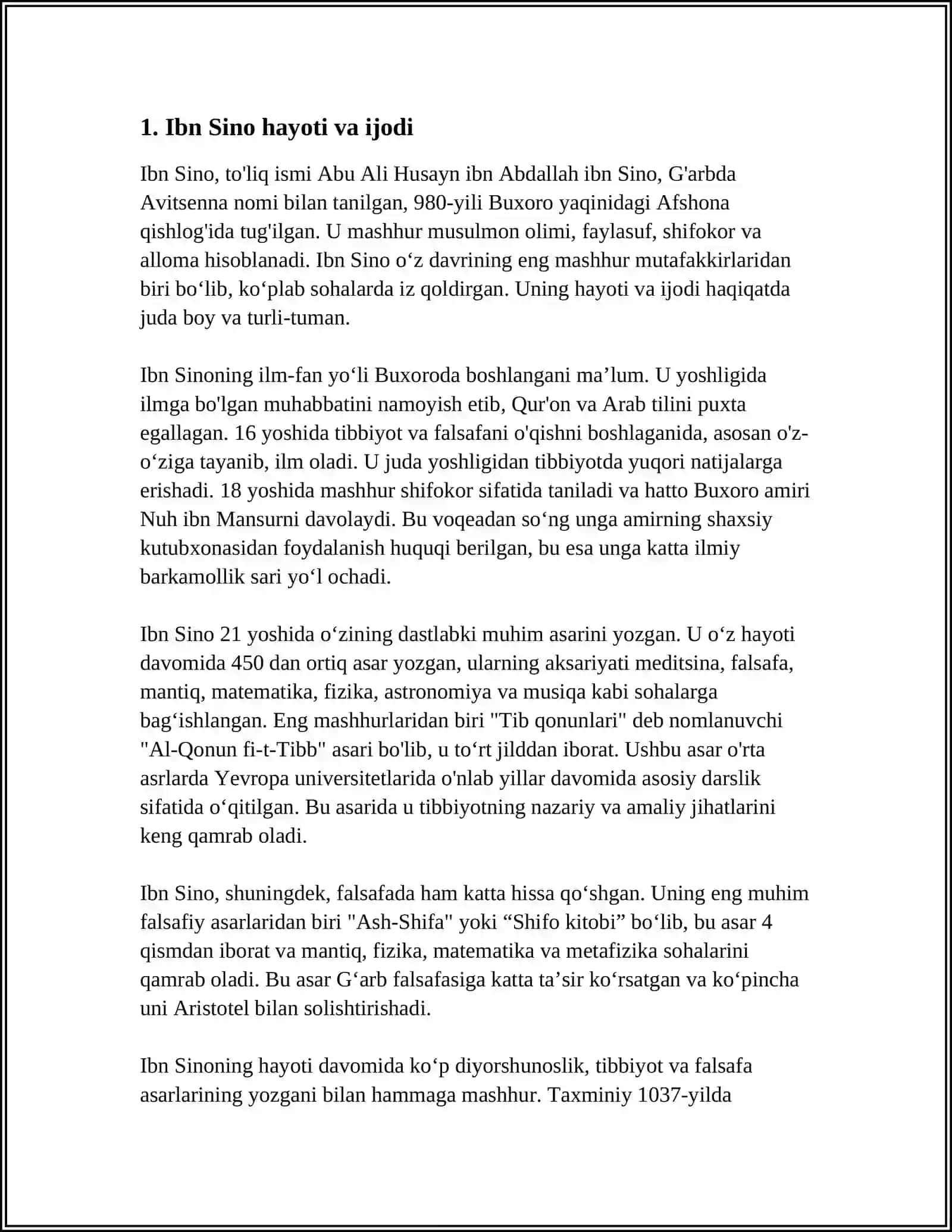 IBN SINO IZDOSHLARI 4