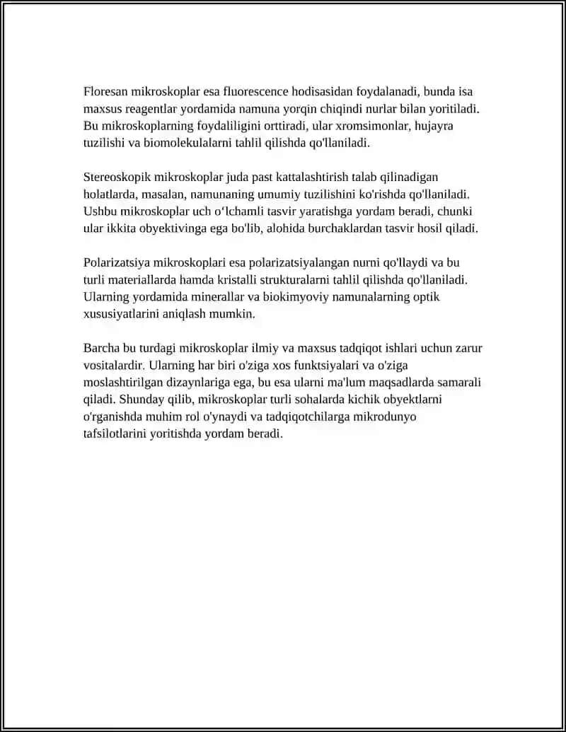 Mikroskoplar va ularning turlari 4