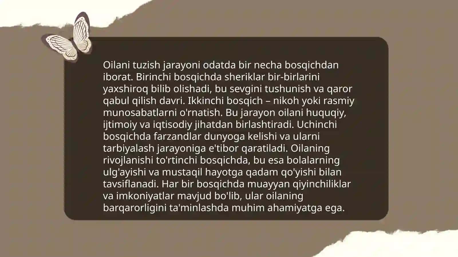Oilaning jamiyatdagi o‘rni 4
