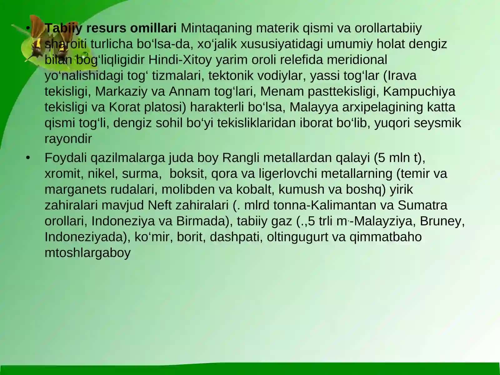OSIYONING YANGI INDUSTRIAL MAMLAKATLARI 4