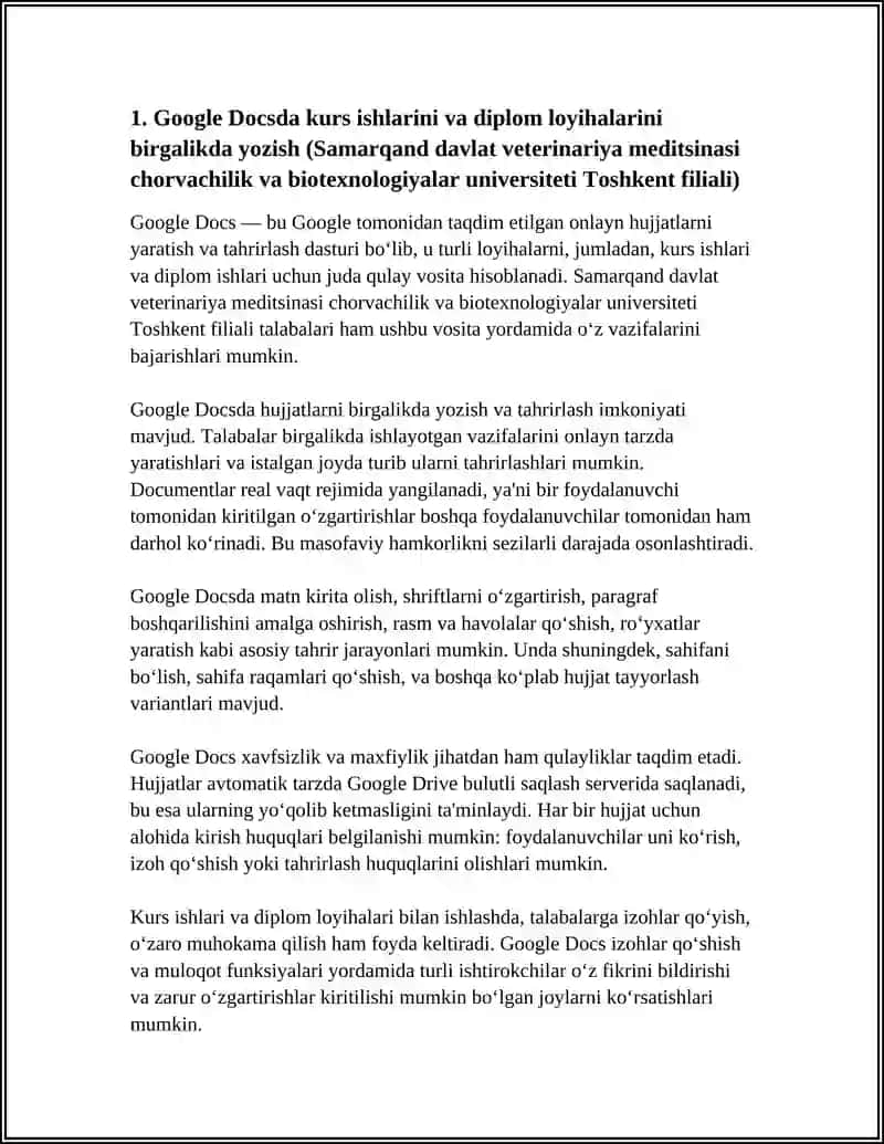 Google Docs 4