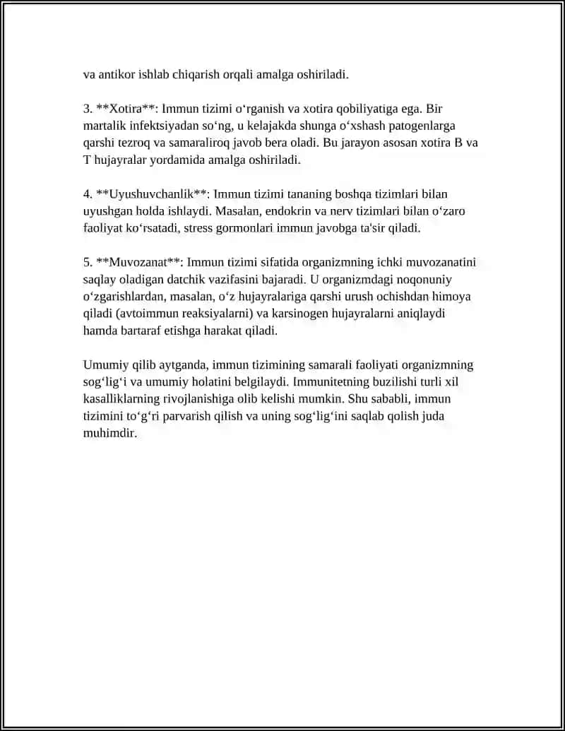 IMMUN SISTTEMA FIZIOLOGIYASI 4
