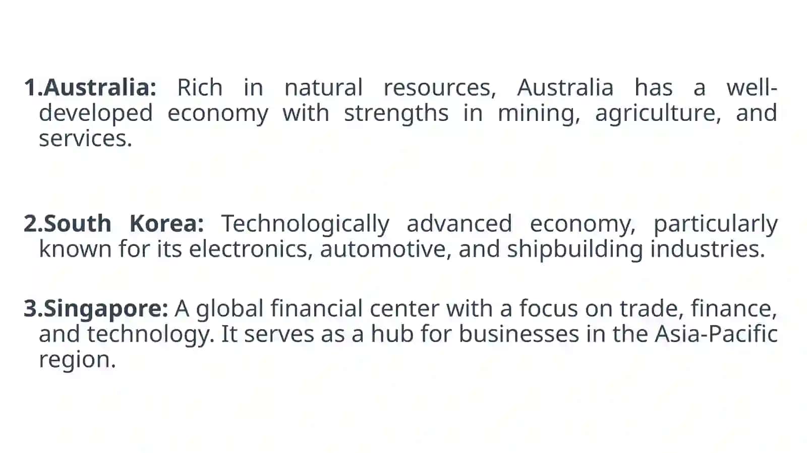 World Economy 4