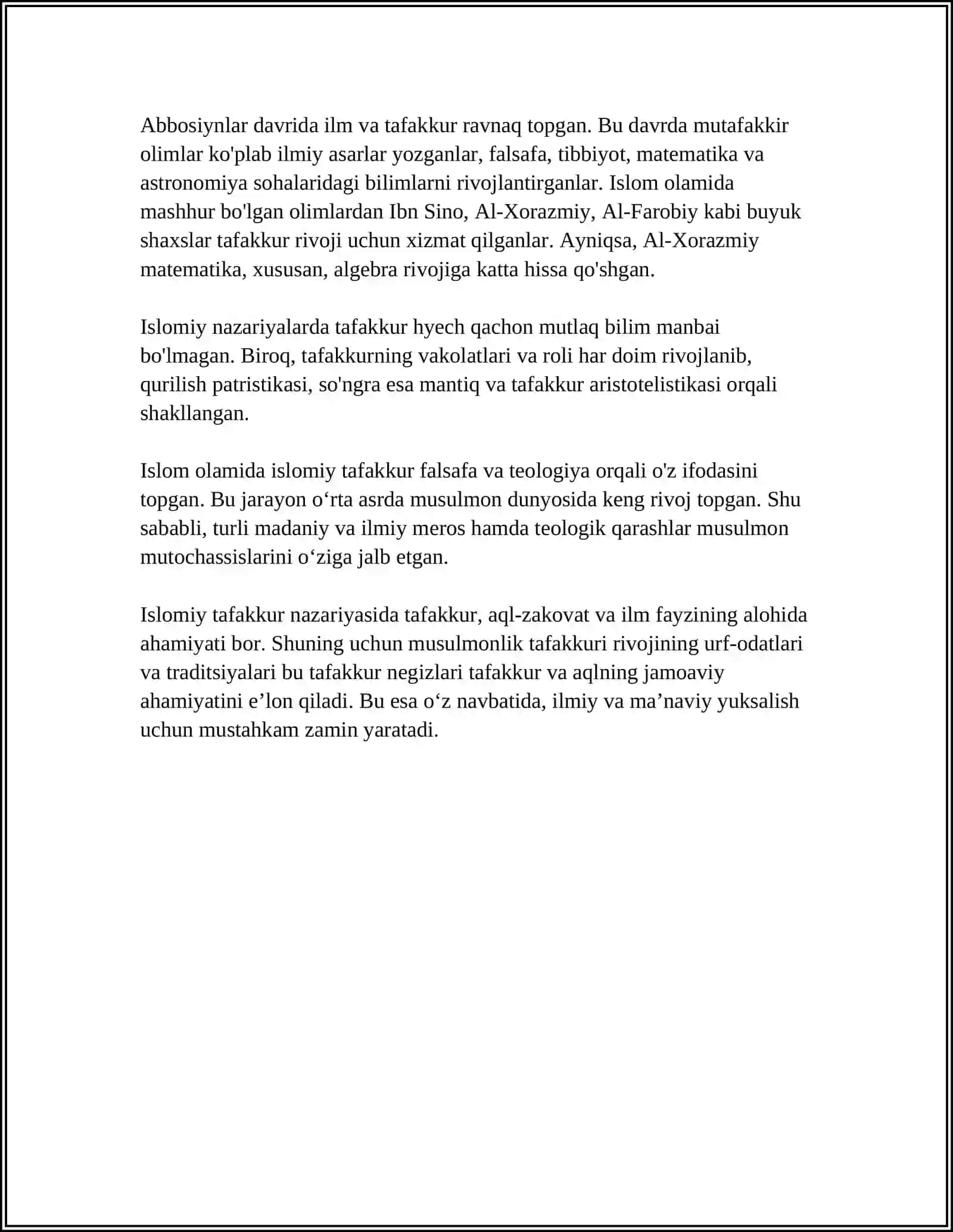 Tafakkur Borasidagi Psixologik Nazariyalar 4