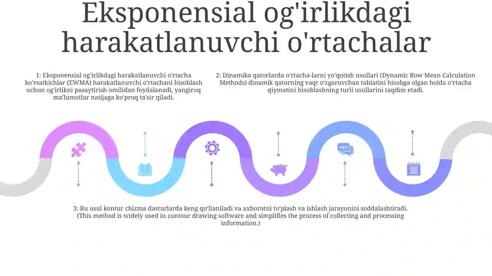 Dinamika Qatorlarda O‘Rtachalarning Darajasini Hisoblash Usullari 4
