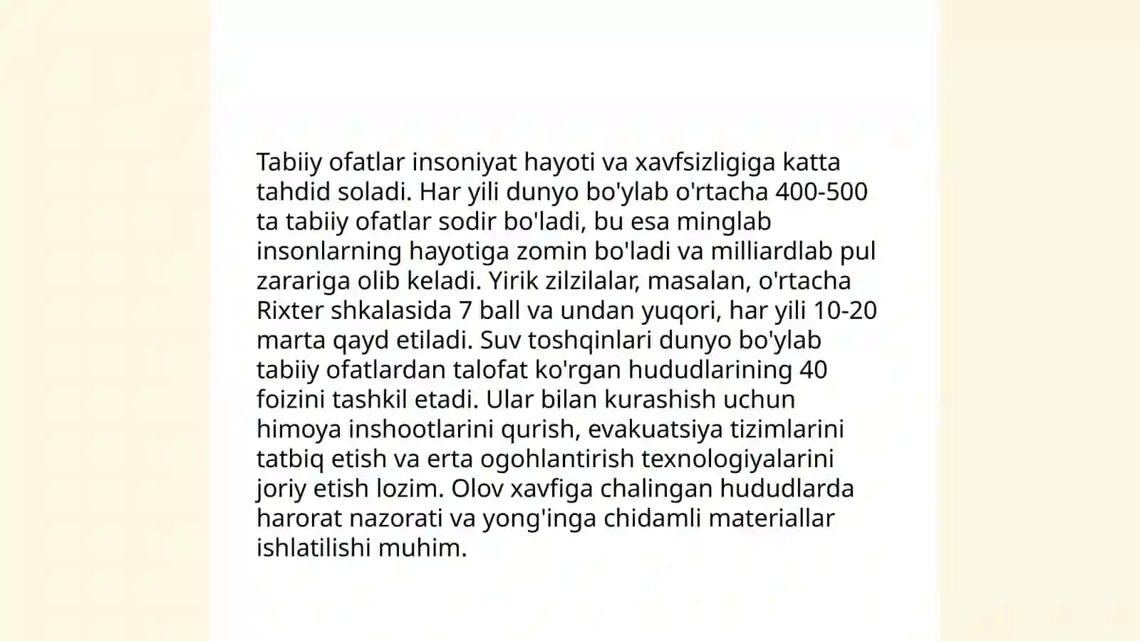 Xavf haqida aholini ogohlantirish va xabardor qilish 4