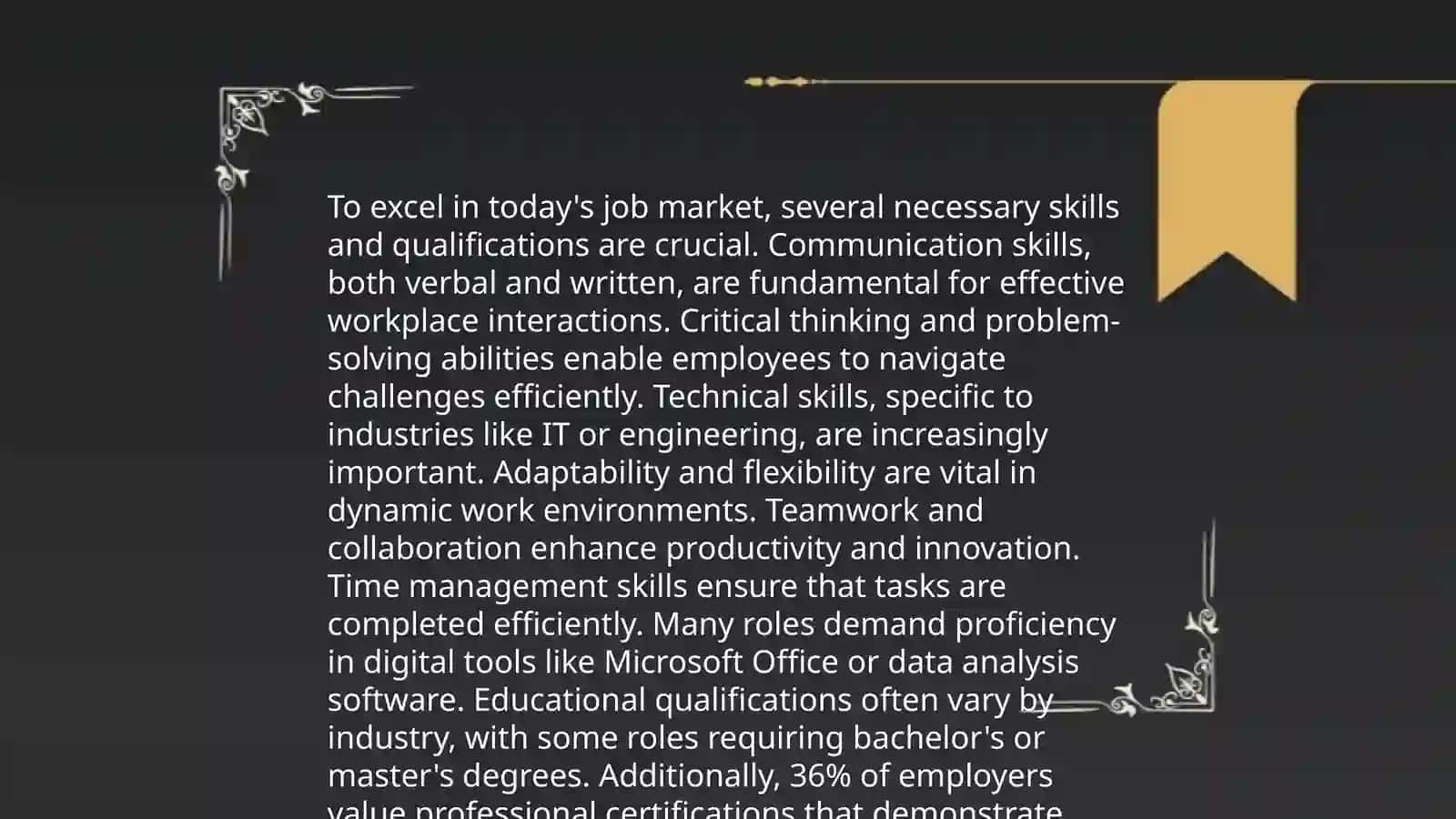 Make presentation for the topic MY FUTURE PROFESSION 4