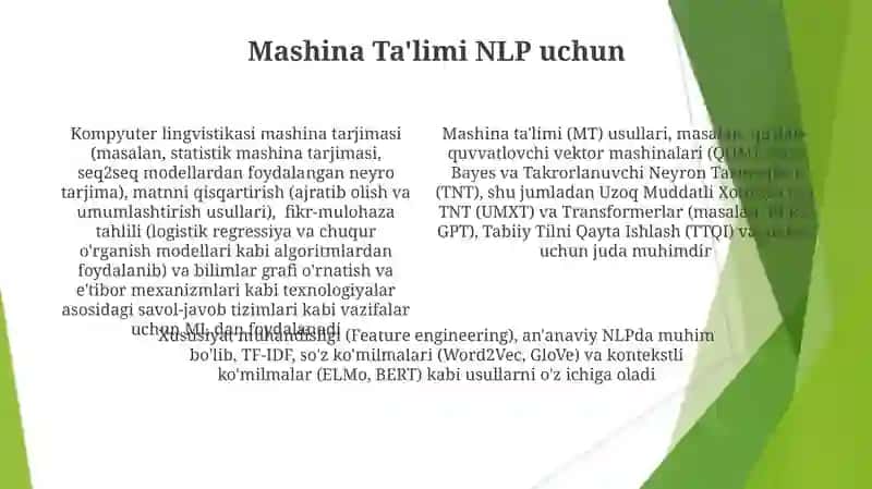 Kompyuter lingvistikasida metodlar 4