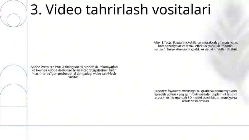 Grafik Va Animatsion Ilovalarga Misollar 4