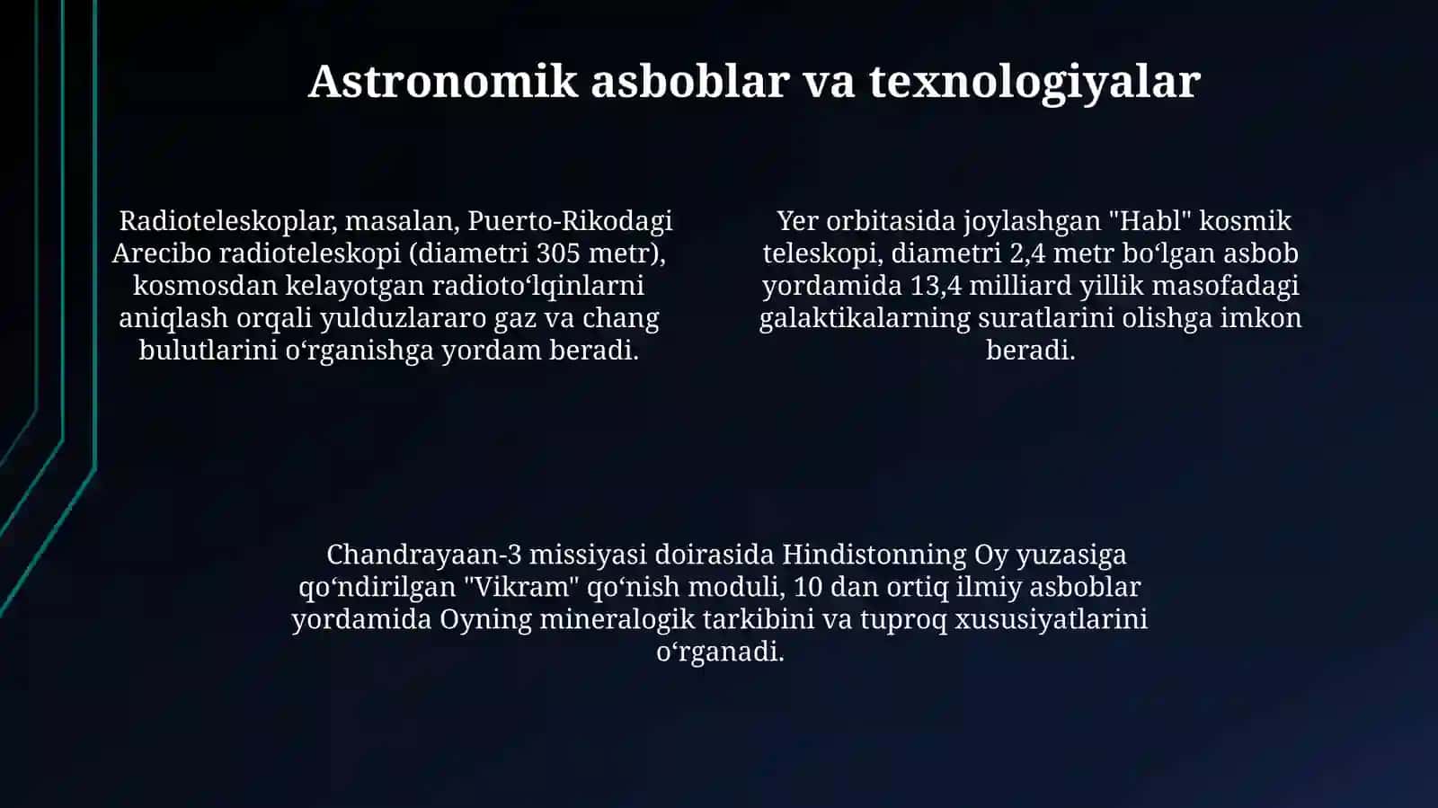 Astronomiya bôylab sayohat 4